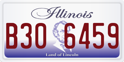 IL license plate B306459