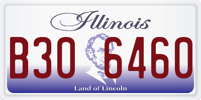 IL license plate B306460