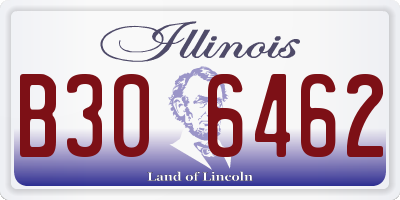 IL license plate B306462