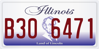 IL license plate B306471