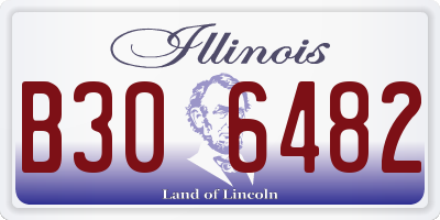 IL license plate B306482