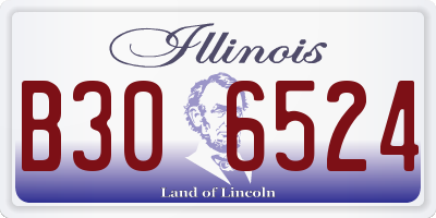 IL license plate B306524