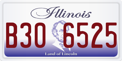 IL license plate B306525