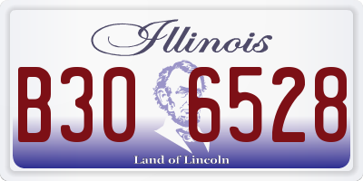 IL license plate B306528