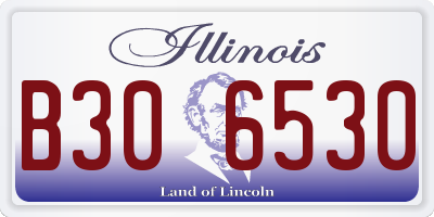 IL license plate B306530