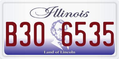 IL license plate B306535