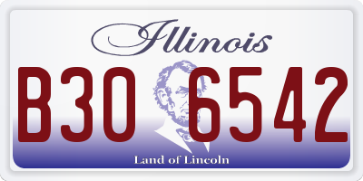 IL license plate B306542
