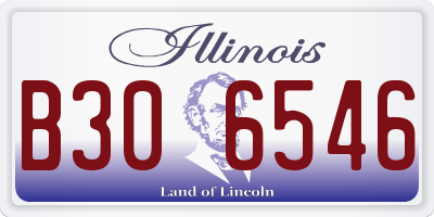 IL license plate B306546