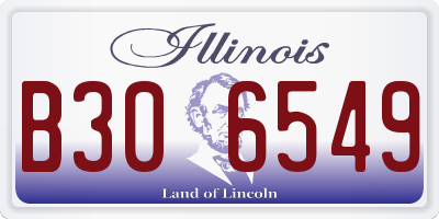 IL license plate B306549