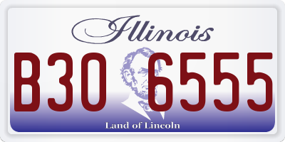 IL license plate B306555