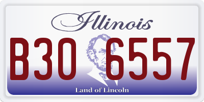 IL license plate B306557