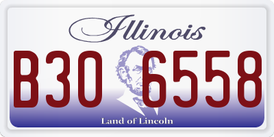 IL license plate B306558