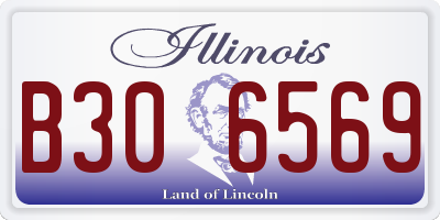 IL license plate B306569