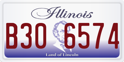 IL license plate B306574