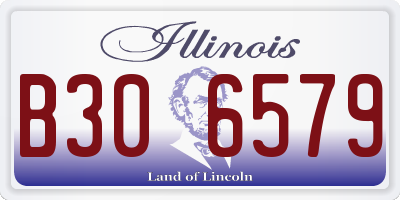 IL license plate B306579