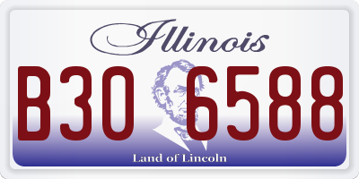 IL license plate B306588