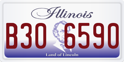 IL license plate B306590