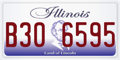 IL license plate B306595