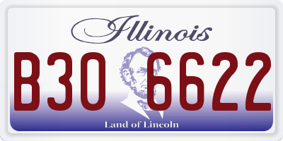 IL license plate B306622