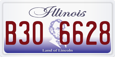 IL license plate B306628