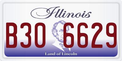 IL license plate B306629