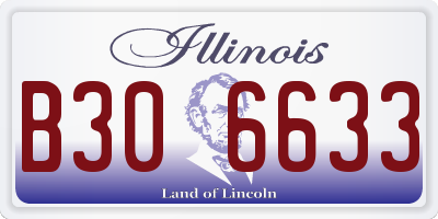 IL license plate B306633