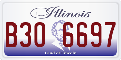 IL license plate B306697