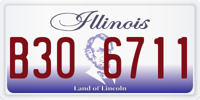 IL license plate B306711