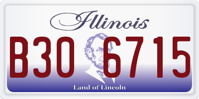 IL license plate B306715
