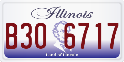 IL license plate B306717