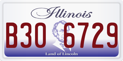 IL license plate B306729