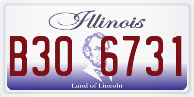 IL license plate B306731