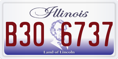 IL license plate B306737