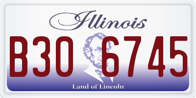 IL license plate B306745