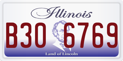 IL license plate B306769