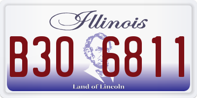 IL license plate B306811