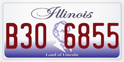 IL license plate B306855