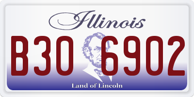 IL license plate B306902