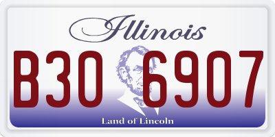 IL license plate B306907