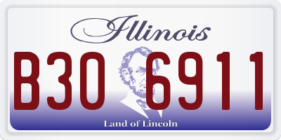 IL license plate B306911