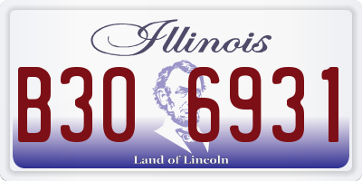 IL license plate B306931