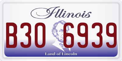 IL license plate B306939