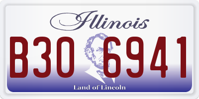 IL license plate B306941