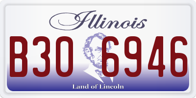 IL license plate B306946
