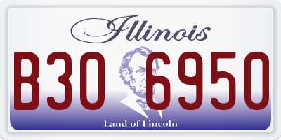 IL license plate B306950