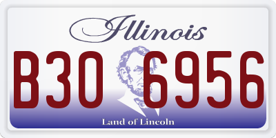 IL license plate B306956