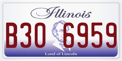 IL license plate B306959