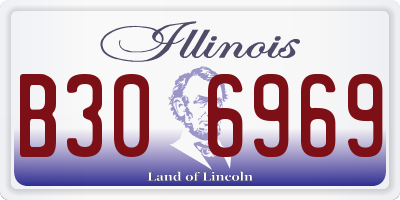 IL license plate B306969