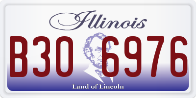 IL license plate B306976