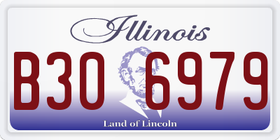IL license plate B306979